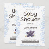 Baby Liefde Viering Vibes Kaart (Voorkant / Achterkant)