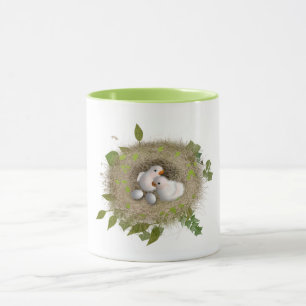 Baby-liefdesvogels mok door ORDesigns.