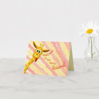 Baby Lieve Gele Giraffe Persoonlijke Naam Felicita