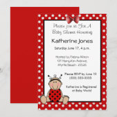 Baby lieveheersbeestje kaart (Voorkant / Achterkant)