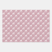 Baby Lila Rocking Horse Inpakpapier Vel (Voorkant 2)