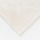 Baby Lion Cub met bloemenkroon Fleece Deken (Hoek)