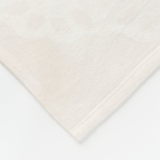 Baby Lion Cub met bloemenkroon Fleece Deken (Hoek)