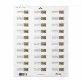 Baby Lion Face Etiket (Full Sheet)