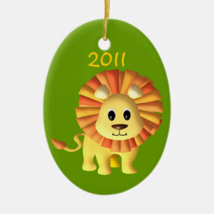 Baby Lion/Foto Keramisch Ornament