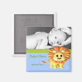 Baby Lion/ Foto Magneet (Voorkant / Achterkant)