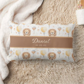 Baby Lion Gepersonaliseerde Psalm Schrift Kwekerij Kussen (Deken)