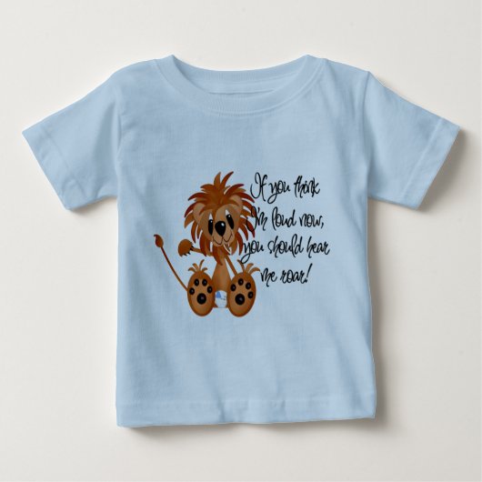 Baby Lion hoort me Roar Tshirts en geschenken (Voorkant)