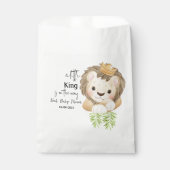 baby Lion King Safari Dieren Baby shower Bedankzakje (Voorkant)