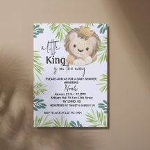 baby Lion King Safari Dieren Baby shower