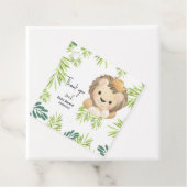 baby Lion King Safari Dieren Bedankjes Labels (In situ)