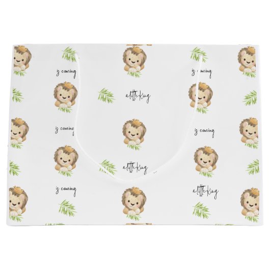 baby Lion King Safari Dieren Groot Cadeauzakje (Voorkant)