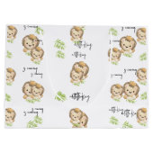 baby Lion King Safari Dieren Groot Cadeauzakje (Achterkant)