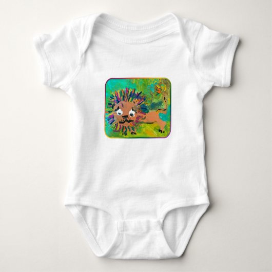 Baby Lion: "Kunst van kinderen" Romper (Voorkant)