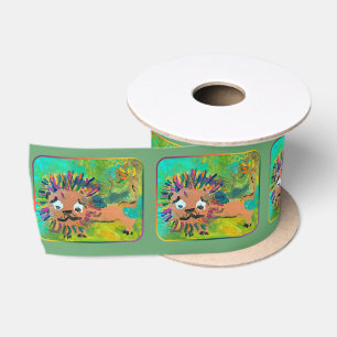 Baby Lion: "Kunst van kinderen" Satijnen Lint