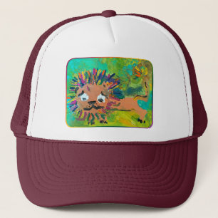 Baby Lion: "Kunst van kinderen" Trucker Pet