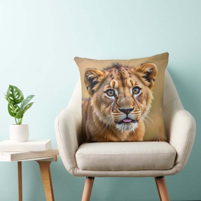 Baby Lion Kussen (Stoel)