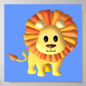 Baby Lion/Nursery Decor Poster (Voorkant)
