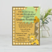 Baby Lion Oerwoud King Shower Zoo Safari Custom Kaart (Staand voorkant)