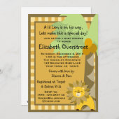 Baby Lion Oerwoud King Shower Zoo Safari Custom Kaart (Voorkant / Achterkant)