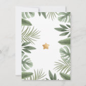 Baby Lion Safari Baby shower Hartelijk dank Bedankkaart (Achterkant)