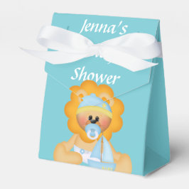 Baby Lion Shower Party Favor Box Bedankdoosjes