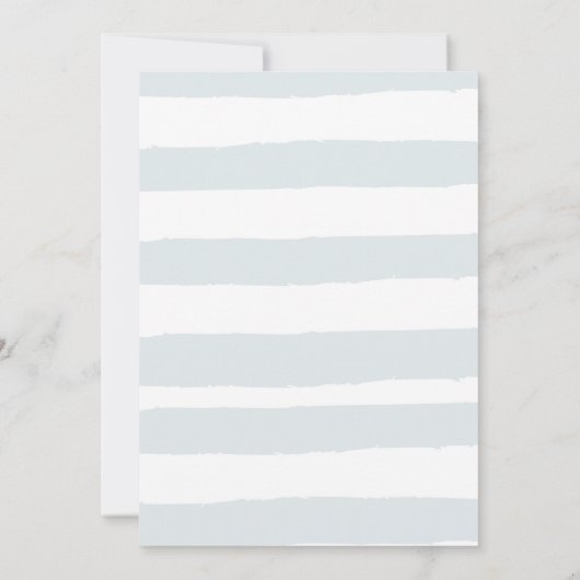 Baby Lion Shower verjaardagsuitnodiging Kaart (Achterkant)