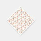 Baby Lion Waterverf met handbeschilderd Servet (Hoek)