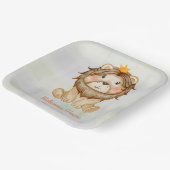 Baby Lion Welcome Baby Boy Paper Bord (Gebogen)