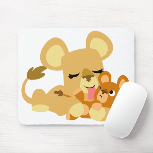 Baby Lion's Bath mousepad Muismat (Met muis)