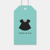 BABY Little Black Dress Baby shower Sprinkle Party Cadeaulabel (Voorkant)