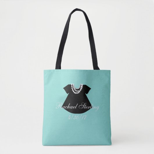 BABY Little Black Dress Sprinkle Showparty Tote Bag (Voorkant)