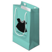 BABY Little Black Dress Sprinkle Tiara Party Klein Cadeauzakje (Voorkant Gekanteld)