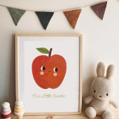 Baby Little sweetie Schattige Apple Nursary Poster