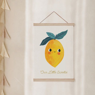 Baby Little sweetie Schattige Lemon Nursary Hangend Wandkleed