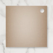 Baby Llama Desert Cactus Meisje Baby shower Bedankjes Labels (Achterkant)