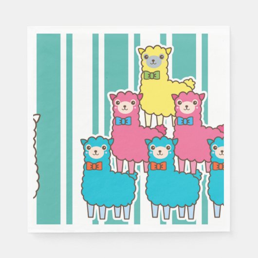 Baby Llama Servet (Voorkant)