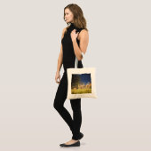 Baby Llamas in een veld Tote Bag (Voorkant (model))