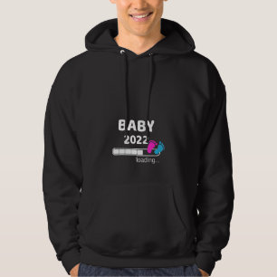 Baby loading 2022 Zwangere Ouders Moeder Pres Hoodie