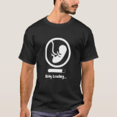 Baby Loading Humor T-shirt (Voorkant)