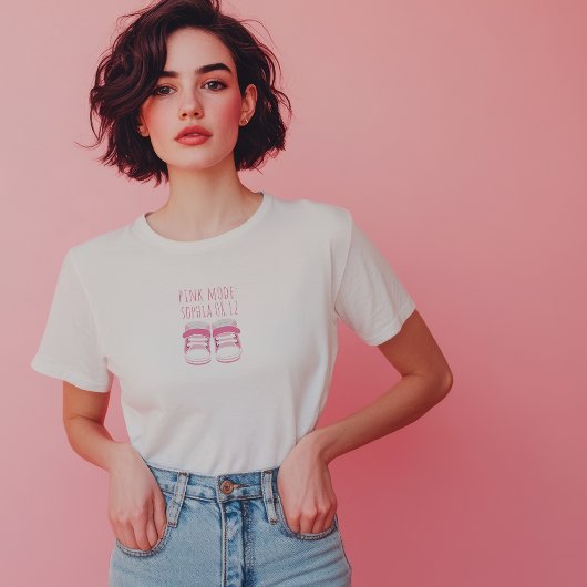 Baby Loading Please Wait Custom Due Date Shirt