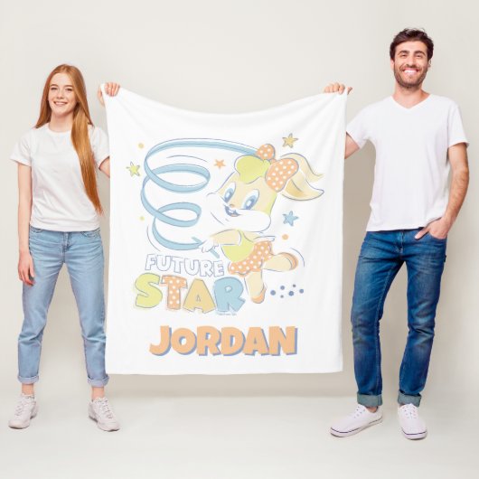 Baby Lola Bunny Future Star Fleece Deken (In situ)