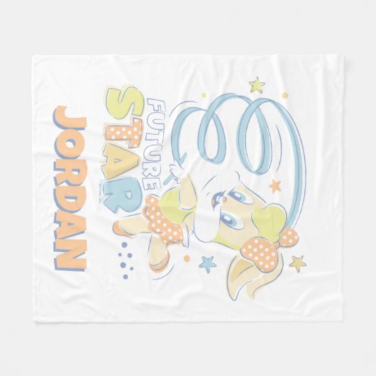 Baby Lola Bunny Future Star Fleece Deken (Voorkant (Horizontaal))