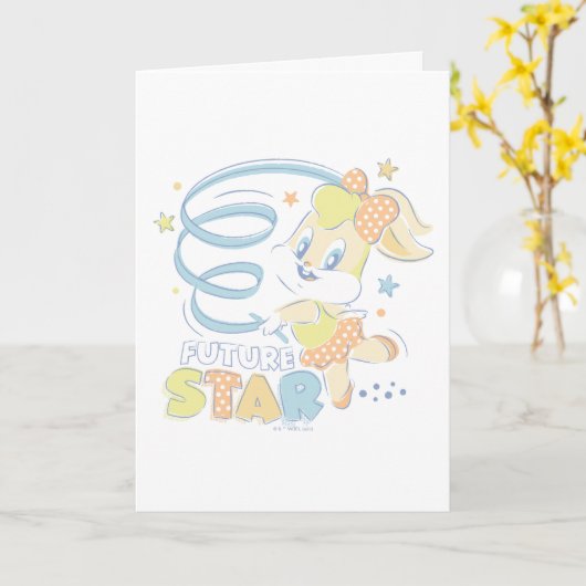 Baby Lola Bunny Future Star Kaart (Gele Bloem)