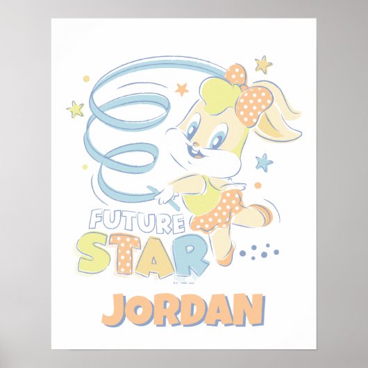 Baby Lola Bunny Future Star Poster (Voorkant)