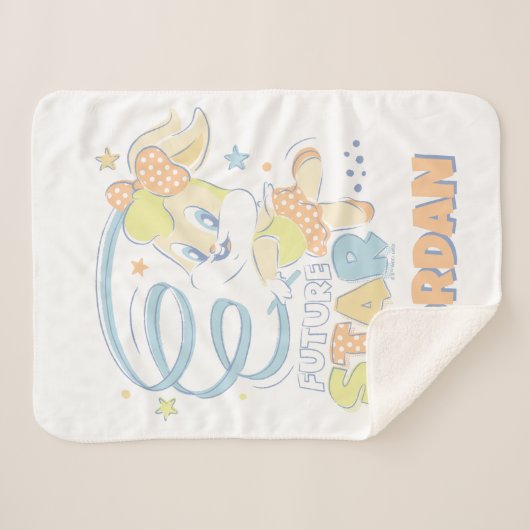 Baby Lola Bunny Future Star Sherpa Deken (Voorkant (horizontaal))