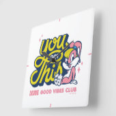 Baby Lola Bunny, je hebt dit Vierkante Klok (Hoek)