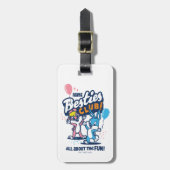 Baby Lola en BUGS BUNNY™ - Besties Club! Bagagelabel (Voorkant verticaal)