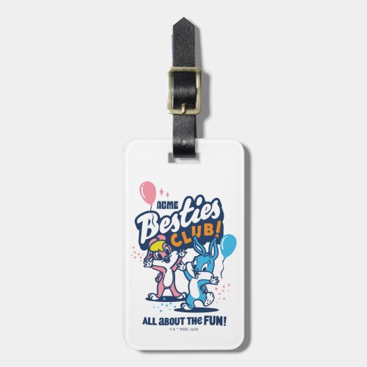 Baby Lola en BUGS BUNNY™ - Besties Club! Bagagelabel (Voorkant verticaal)