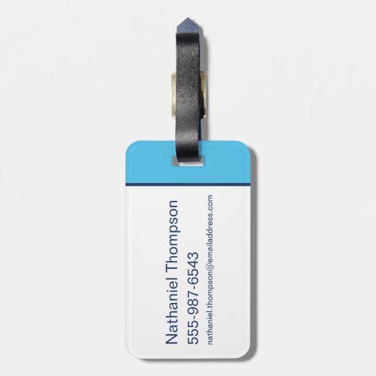 Baby Lola en BUGS BUNNY™ - Besties Club! Bagagelabel (Achterkant verticaal)